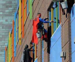 Superheroes in action