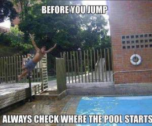 Always Check where the pool start