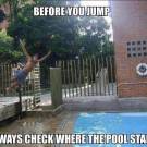 Always Check where the pool start